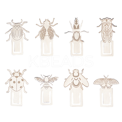 3 Sets 201 Stainless Steel Bookmarks STAS-DR0001-09A-1