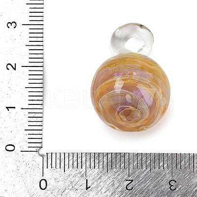 Handmade Lampwork Pendants LAMP-Q005-07-1