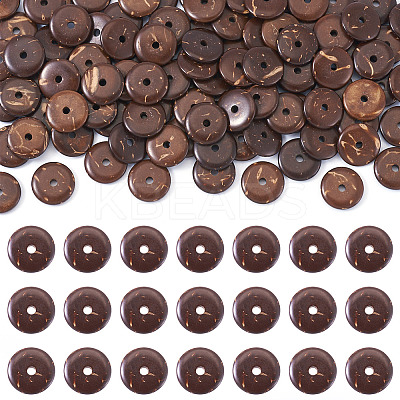 100Pcs Natural Coconut Bead Strands COCO-TA0001-01C-1