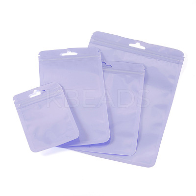 40Pcs 4 Styles Rectangle Plastic Yin-Yang Resealable Packaging Bags ABAG-TA0001-23B-1