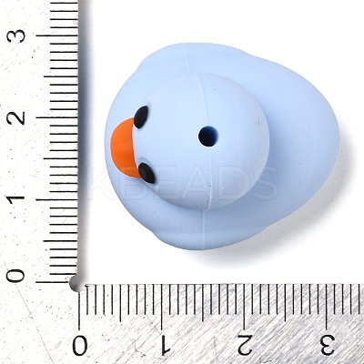 Duck Food Grade Silicone Focal Beads SIL-Q030-05D-1