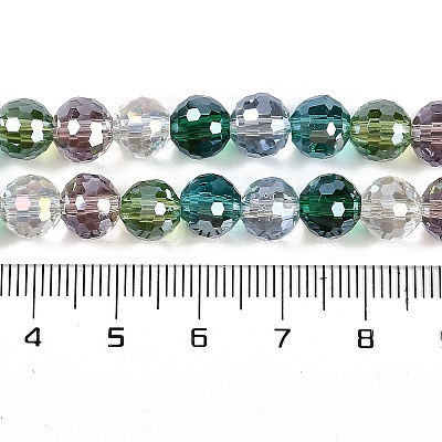 Electroplate Glass Beads Strands EGLA-B009-03-1
