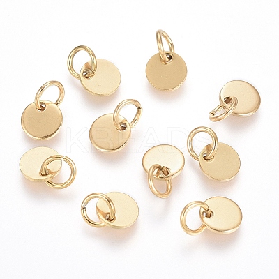 Ion Plating(IP) 304 Stainless Steel Charms LS-STAS-I124-01A-G-1