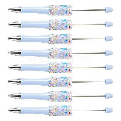 8Pcs Star Sequin Ball-Point Pen FIND-TA0006-16-1
