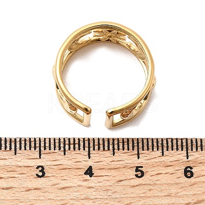 304 Stainless Steel Cuff Rings for Women LS-RJEW-B137-02G-01-1