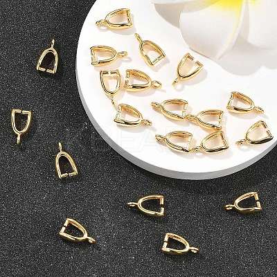 SHEGRACE Brass Ice Pick Pinch Bail XGR0038G-80G-1