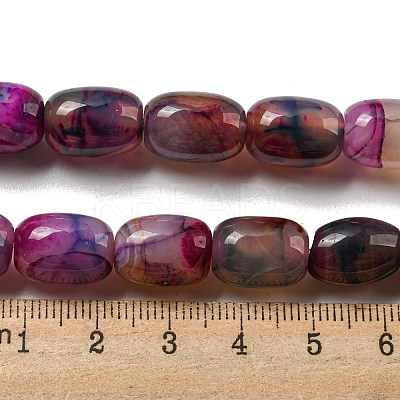 Natural Dragon Veins Agate Beads Strands G-A223-D11-01H-1