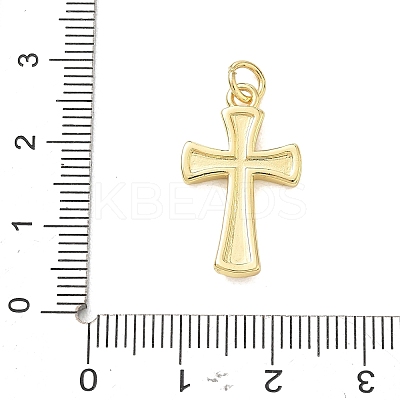 Brass Enamel Pendants KK-CBA3F25-11G-01-1