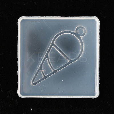 Ice-Cream Cone Silicone Pendant Molds DIY-R078-18-1