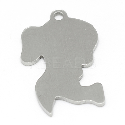 Non-Tarnish 304 Stainless Steel Stamping Blank Tag Pendants X-STAS-T008-059-1