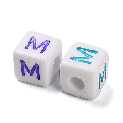 Opaque Acrylic Beads OACR-I022-01M-1