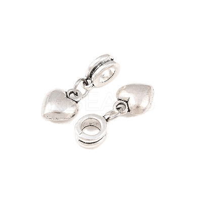 Valentine Day Gift Ideas for Men Alloy European Dangle Charms PALLOY-JF00001-28-1