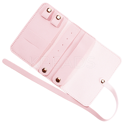 PU Imitation Leather Jewelry Rolls for Earrings Bracelets Necklaces AJEW-WH20020-456C-1