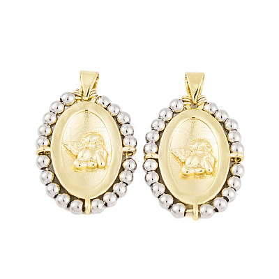 Rack Plating Brass Pendants KK-P269-15G-D-1