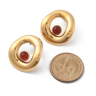 304 Stainless Steel Stud Earrings STAS-Z112-12G-02-1