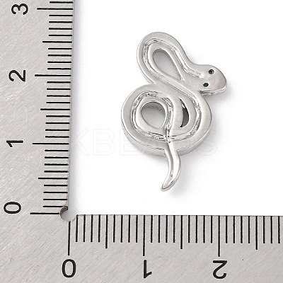 Brass Pave Clear Cubic Zirconia Pendants LS-KK-V016-16P-1