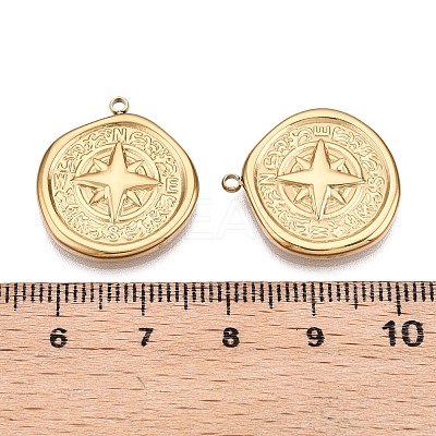 PVD Vacuum Plating 201 Stainless Steel Pendants LS-STAS-J401-VC924-1