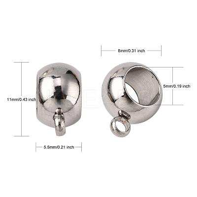 Tarnish Resistant 304 Stainless Steel Tube Bails STAS-L198-16A-1