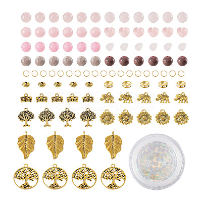 DIY Gemstone Bracelet Making Kit DIY-TA0003-90-1