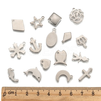 Tarnish Resistant Stainless Steel Pendants STAS-MSMC002-01-1