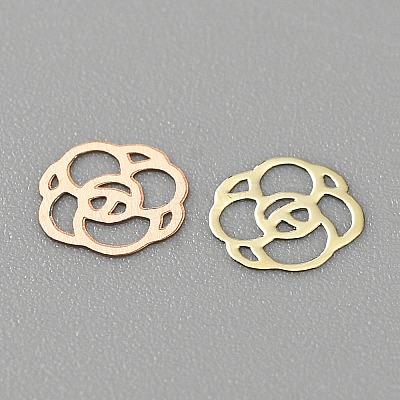 Brass Cabochons MRMJ-WH0003-11G-G-1