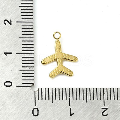316 Surgical Stainless Steel Pendant with Rhinestone STAS-H189-01B-G-1