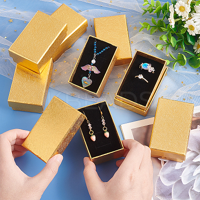 Rectangle Cardboard Paper Jewelry Set Boxes LS-CON-WH0098-08A-1