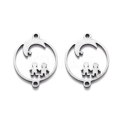Tarnish Resistant 201 Stainless Steel Links Connector STAS-R107-12-1