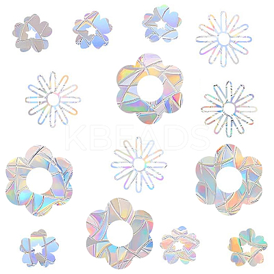 PVC Waterproof Shopwindow Decorative Sticker DIY-WH20007-17J-1