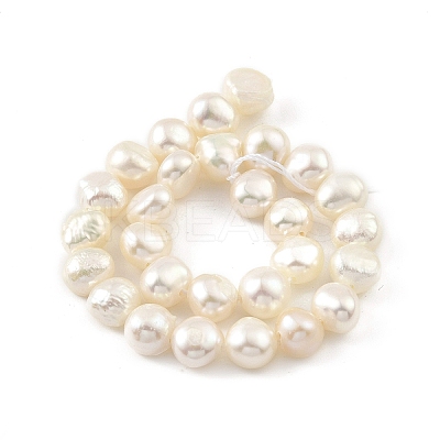 Natural Cultured Freshwater Pearl Beads Strands PEAR-A006-07B-1