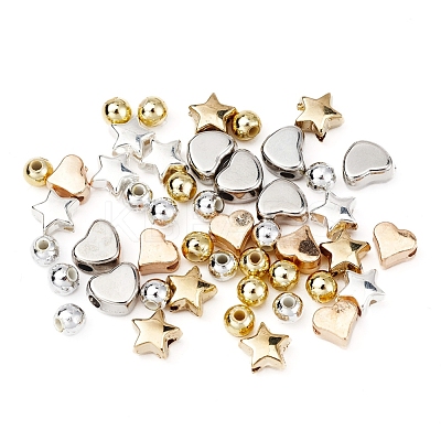 DIY Heart & Star Beads Bracelet Making Kit DIY-YW0004-30-1