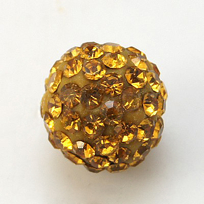 Pave Disco Ball Beads RB-H258-10MM-203-1