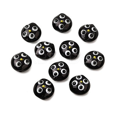 Transparent Glass Enamel Beads LAMP-S079-01A-1