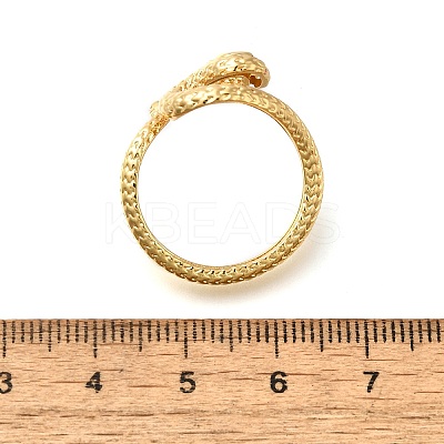 Brass Micro Pave Cubic Zirconia Cuff Rings for Women RJEW-D301-31G-1