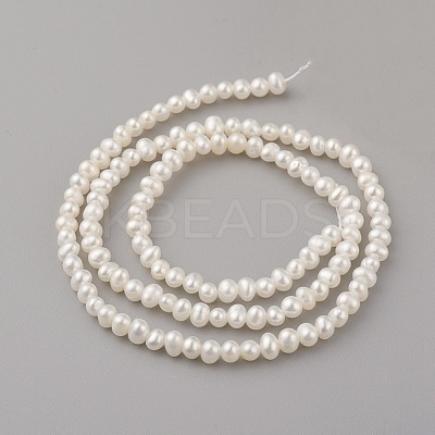 Natural Cultured Freshwater Pearl Beads Strands PEAR-G007-36-1
