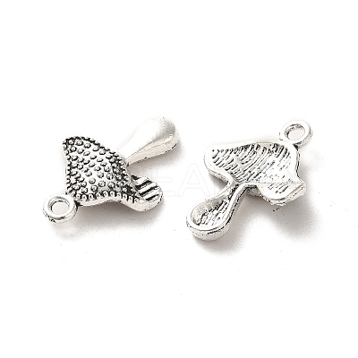 Tibetan Style Zinc Alloy Mushroom Pendants LS-X-TIBEP-R334-289AS-RS-1