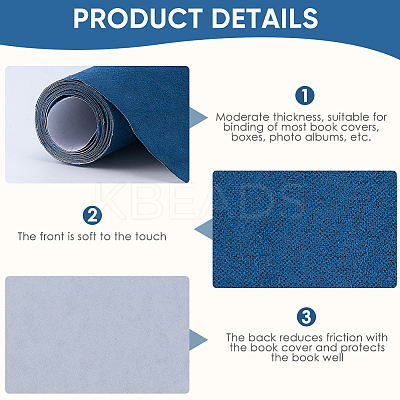 Faux Suede Book Covers DIY-WH0349-138M-1