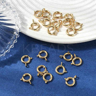 SHEGRACE Brass Spring Ring Clasps XGRPCN257-222G-1