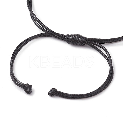 Adjustable Braided Eco-Friendly Korean Waxed Polyester Cord AJEW-JB01205-02-1