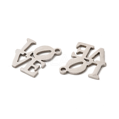 Non-Tarnish 201 Stainless Steel Pendants STAS-K251-060P-1