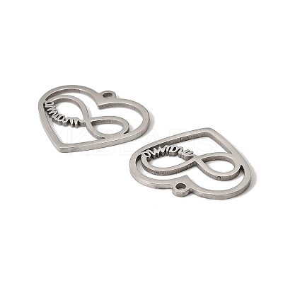 201 Stainless Steel Pendants STAS-K310-04P-1