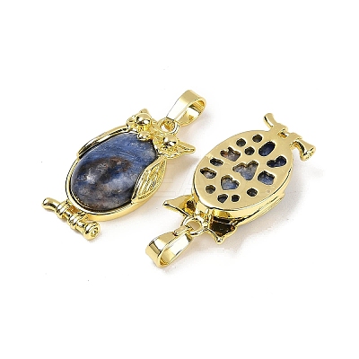 Natural Sodalite Pendant KK-F887-02G-20-1