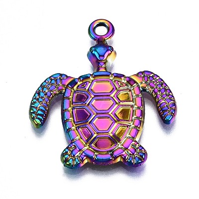 Rainbow Color Alloy Pendants PALLOY-S180-178-NR-1