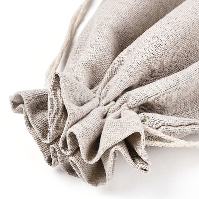Cotton Cloth Packing Pouches Drawstring Bags ABAG-R011-25X35-01-1