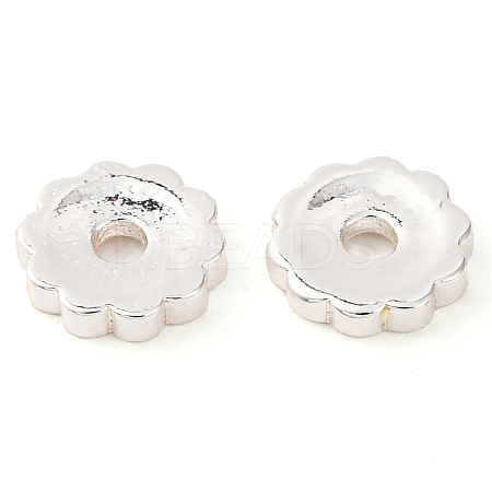 Flower Brass Beads KK-K378-40S-1