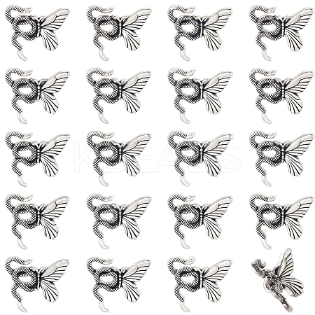 120Pcs Tibetan Style Alloy Beads FIND-SC0017-95AS-1