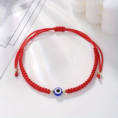 Hamsa Hand with Evil Eye Bead Braided Bead Bracelets SX3134-2-1