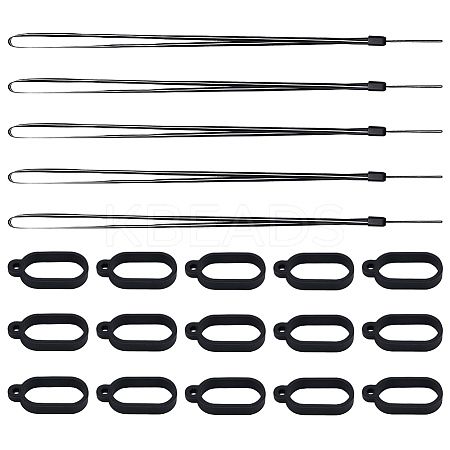 DIY Anti-lost Electronic Stylus & Lighter Pendant Necklace Making Kit AJEW-GF0007-87-1
