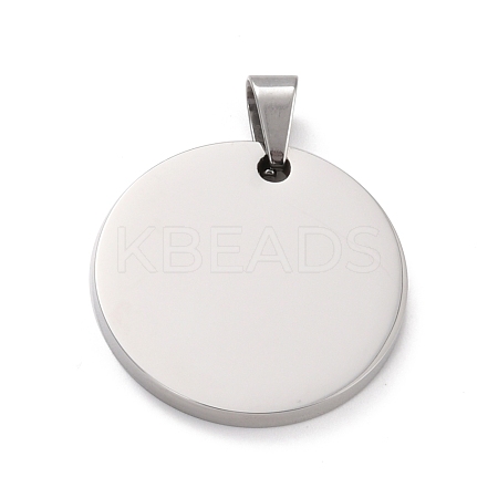 Non-Tarnish 304 Stainless Steel Pendants STAS-K234-01P-1