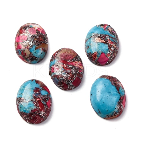 Synthetic Silver Line and Regalite/Imperial Jasper/Sea Sediment Jasper G-P299-L02-1